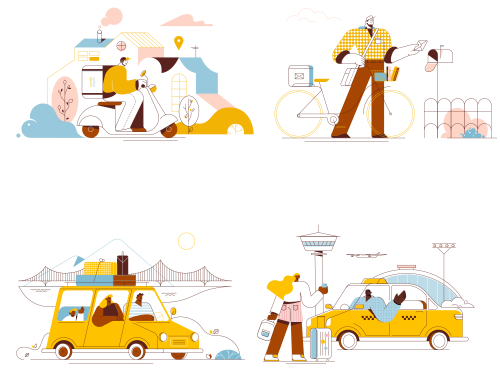 Transport Illustrations