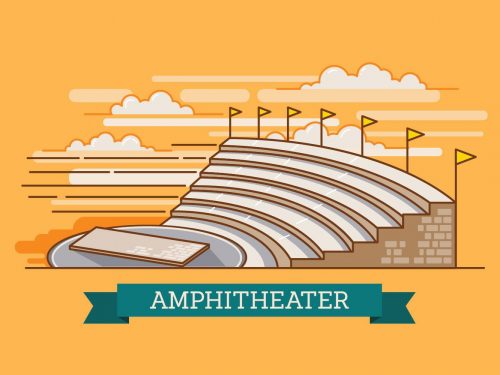 Vector Illustration of the Amphitheater
