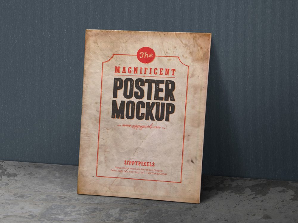 Vintage Poster Mockup