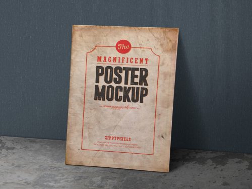Vintage Poster Mockup