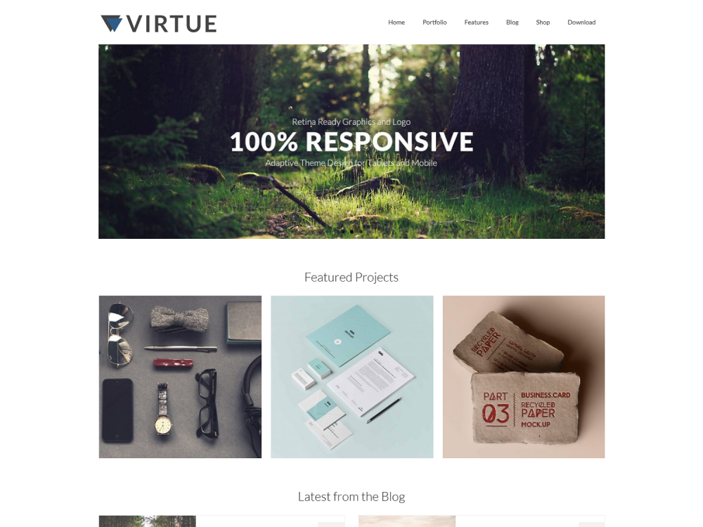 Virtue Free WordPress Theme