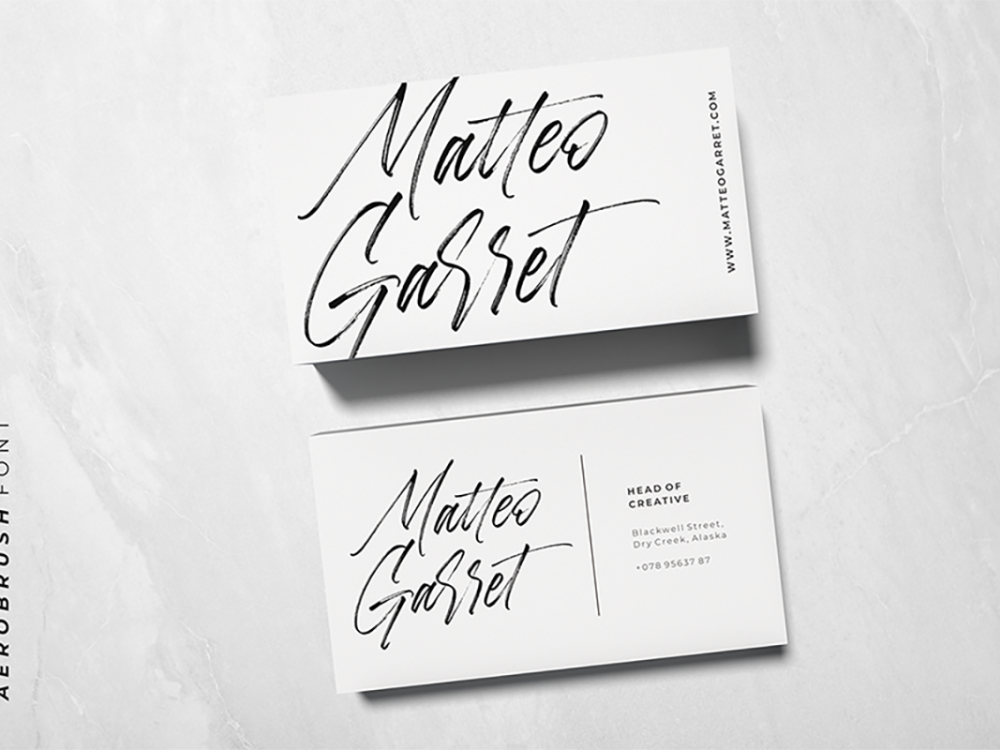 Aerobrush Handlettering Brush Script