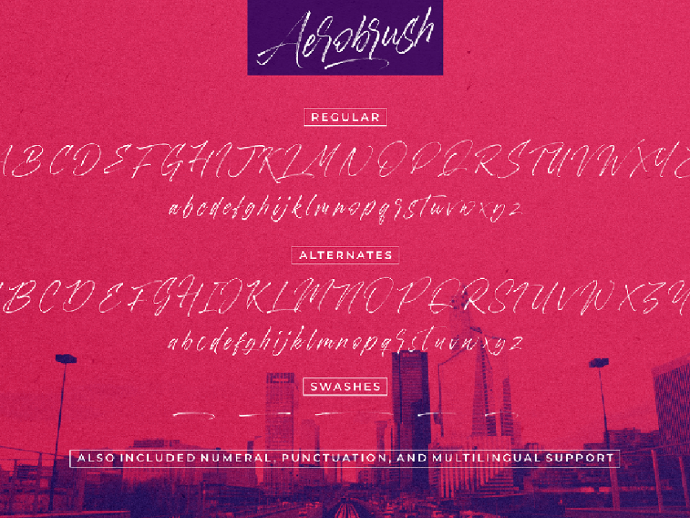 Aerobrush Handlettering Brush Script
