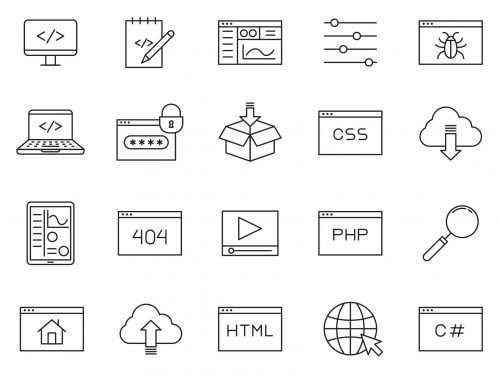 20 Coding Vector Icons