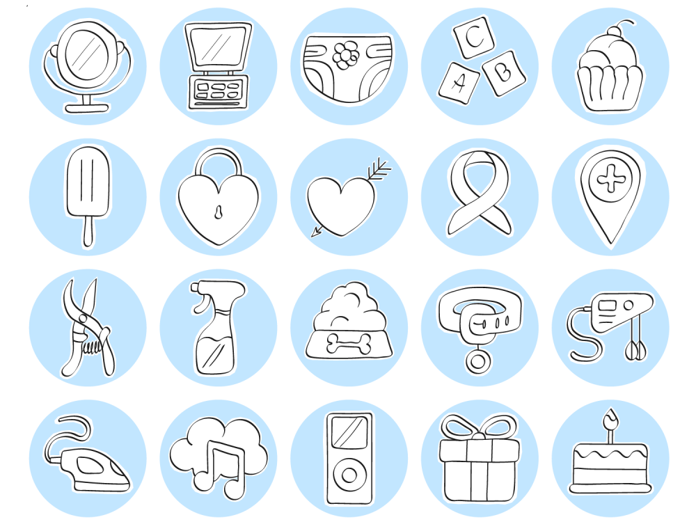 20 Instagram Highlight Icons