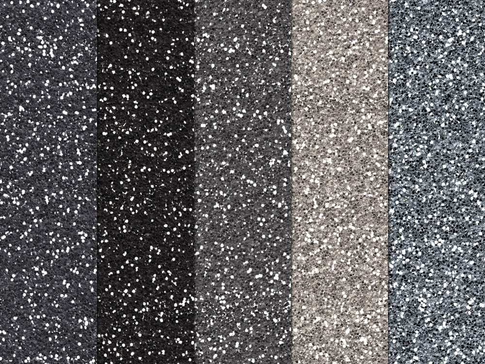 5 Silver Mix Glitter Texture