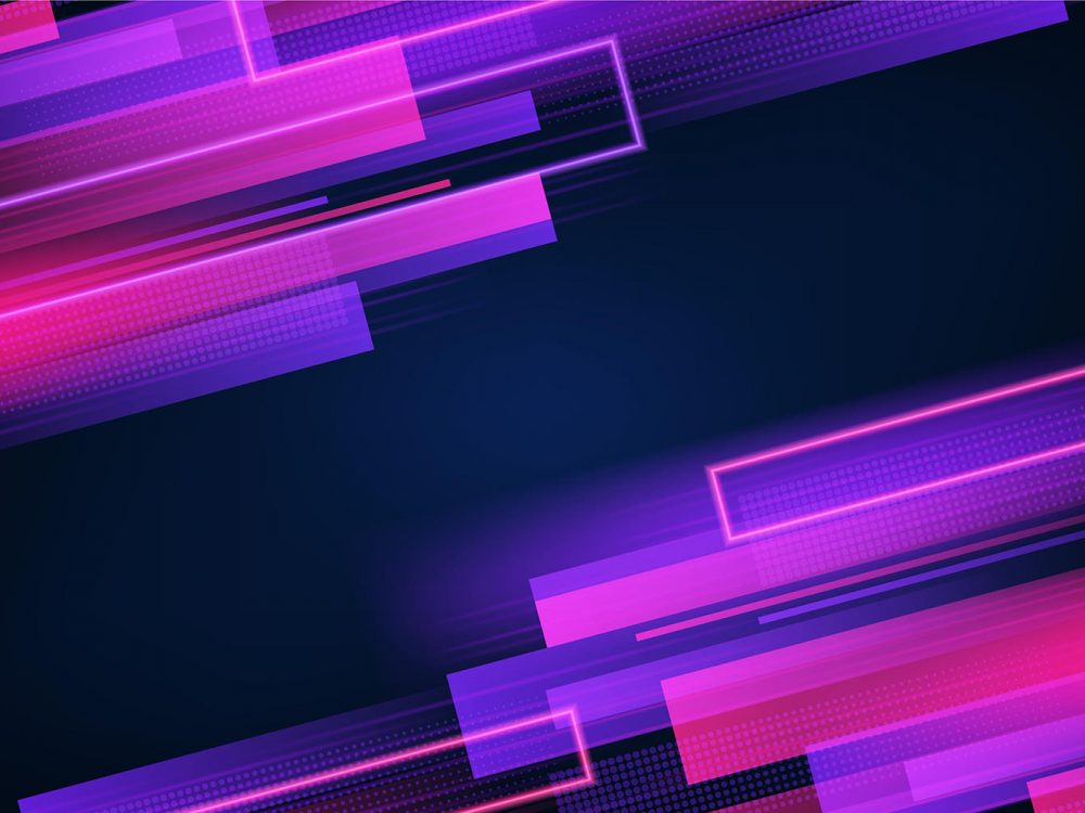 Abstract Neon Lights Background