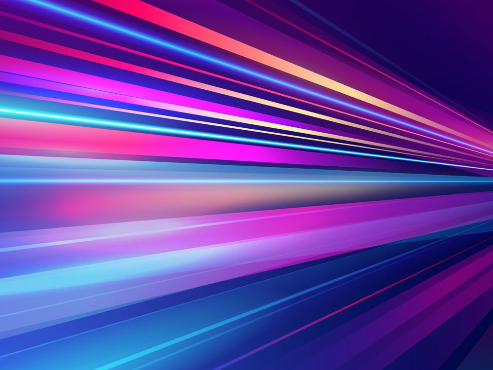 Abstract Neon Lights Background