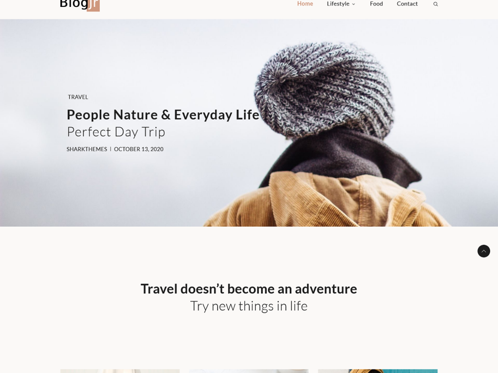 BlogJr WordPress Theme