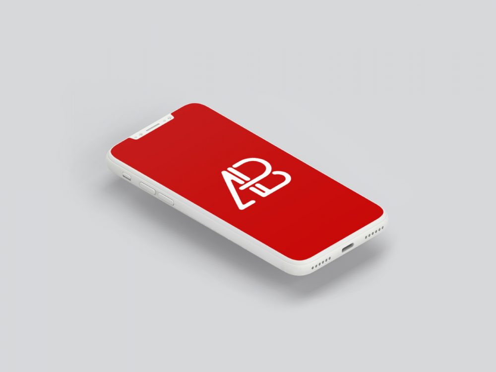 Clay iPhone X Mockup PSD