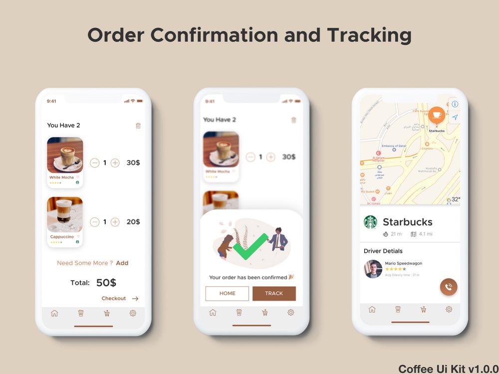 Coffee Mix Ui Kit 3