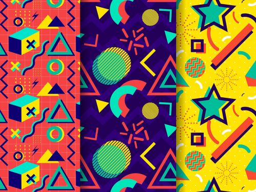 Collection of Memphis Pattern