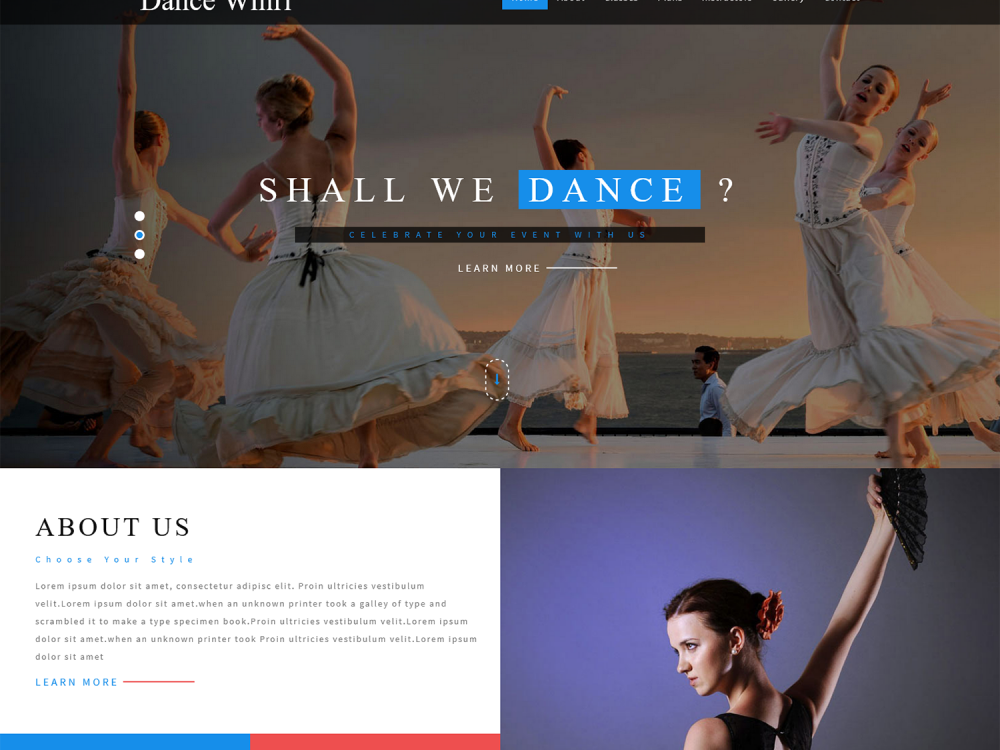 Dance Whirl an Entertainment Bootstrap Responsive Web Template