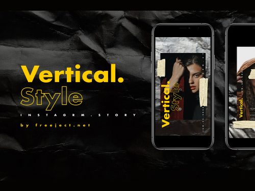 Free 6 Vertical Instagram Story Photoshop Template