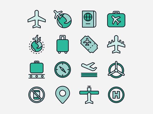 Free Aviation Vector Icons