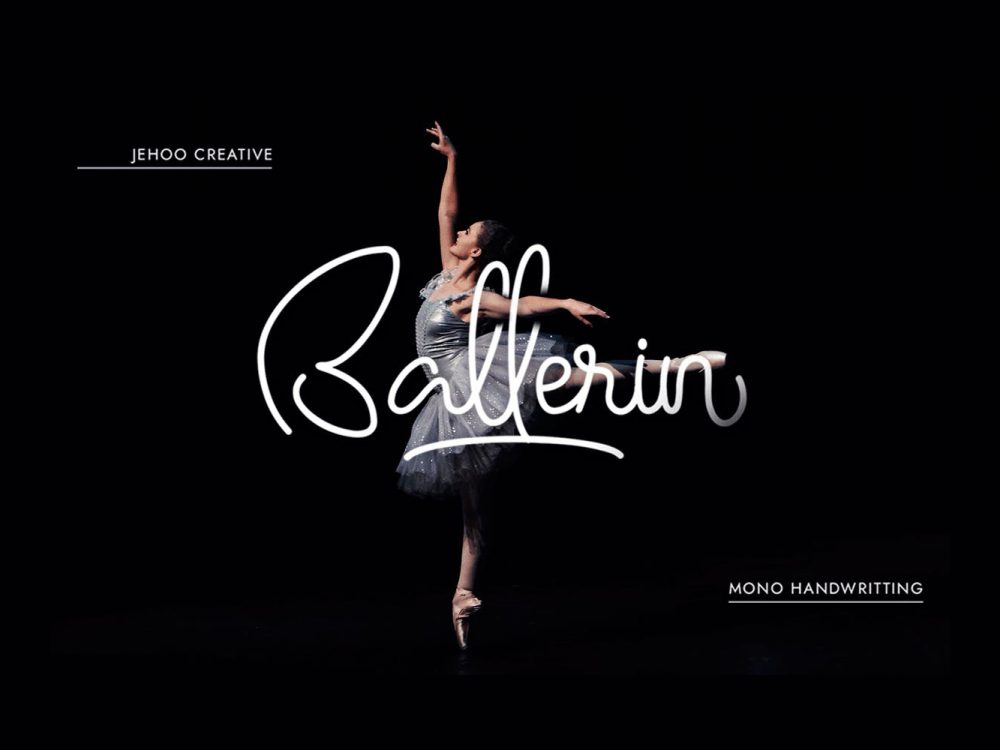 Free Ballerin Script Font
