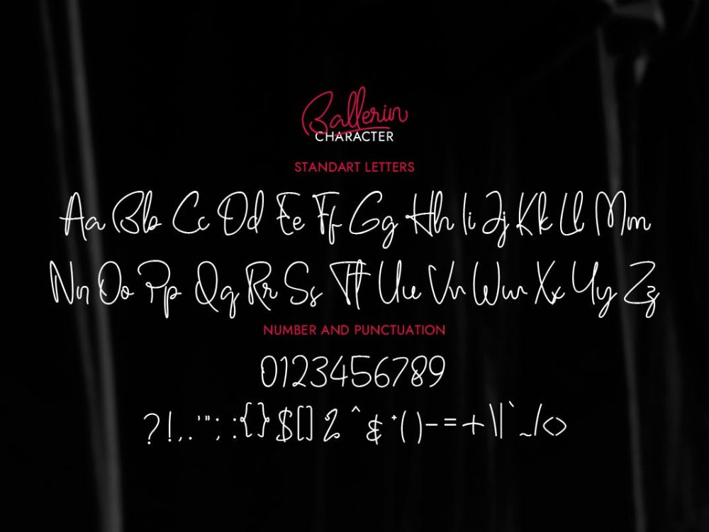 Free Ballerin Script Font