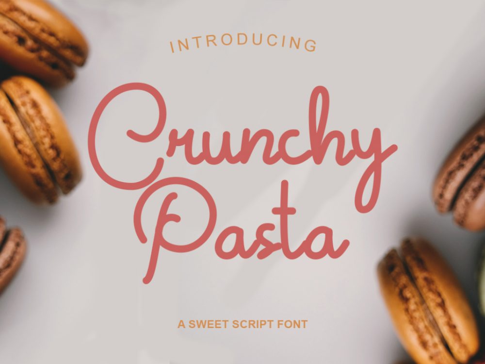 Free Crunchy Pasta Script Font