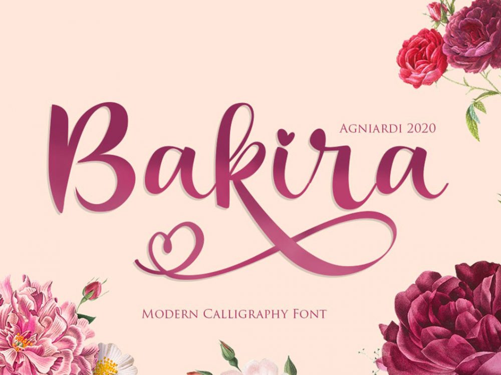 Free Demo Bakira Script Font