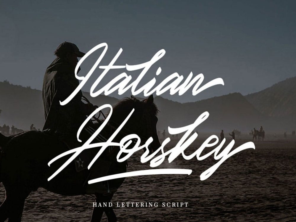 Free Italian Horskey Script Font