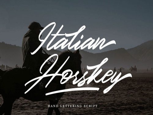 Free Italian Horskey Script Font