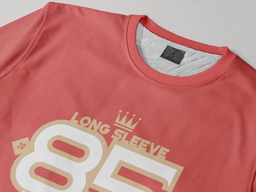 Free Long Sleeve T-shirt Mockup