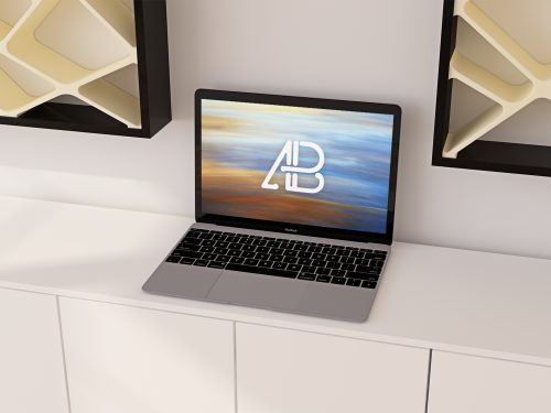 Free Macbook Mockup PSD