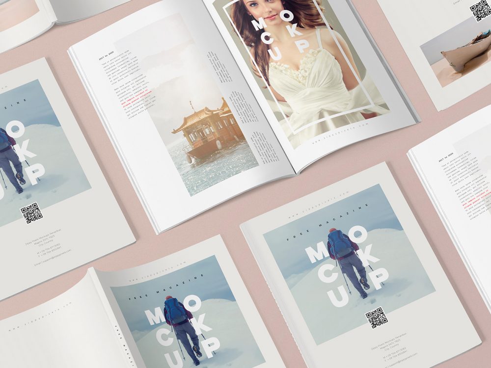 Free Magazine PSD Mockups