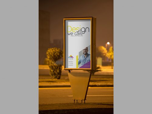 Free Outdoor Roadside Poster PSD Mockup