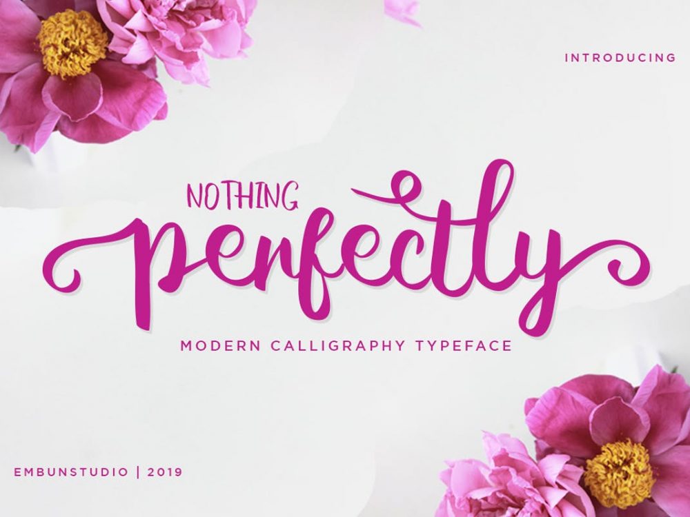 Free Perfectly Script Font