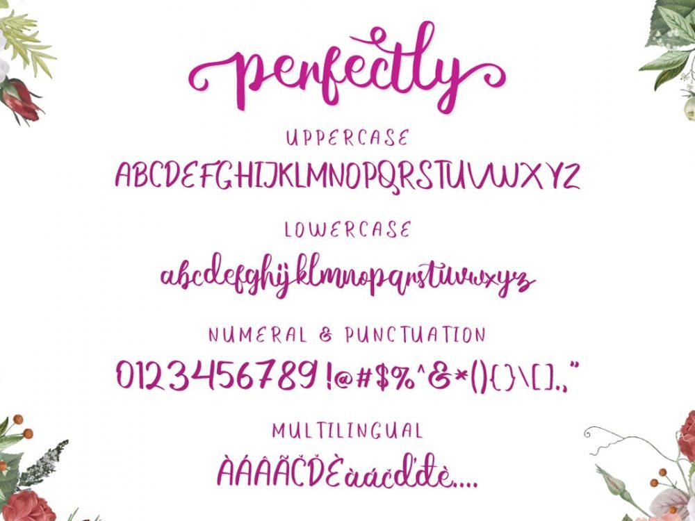 Free Perfectly Script Font