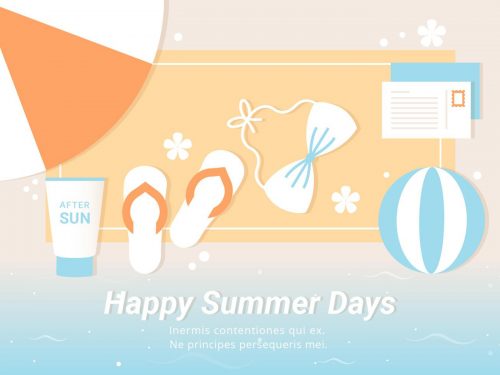 Free Vector Summer Illustration