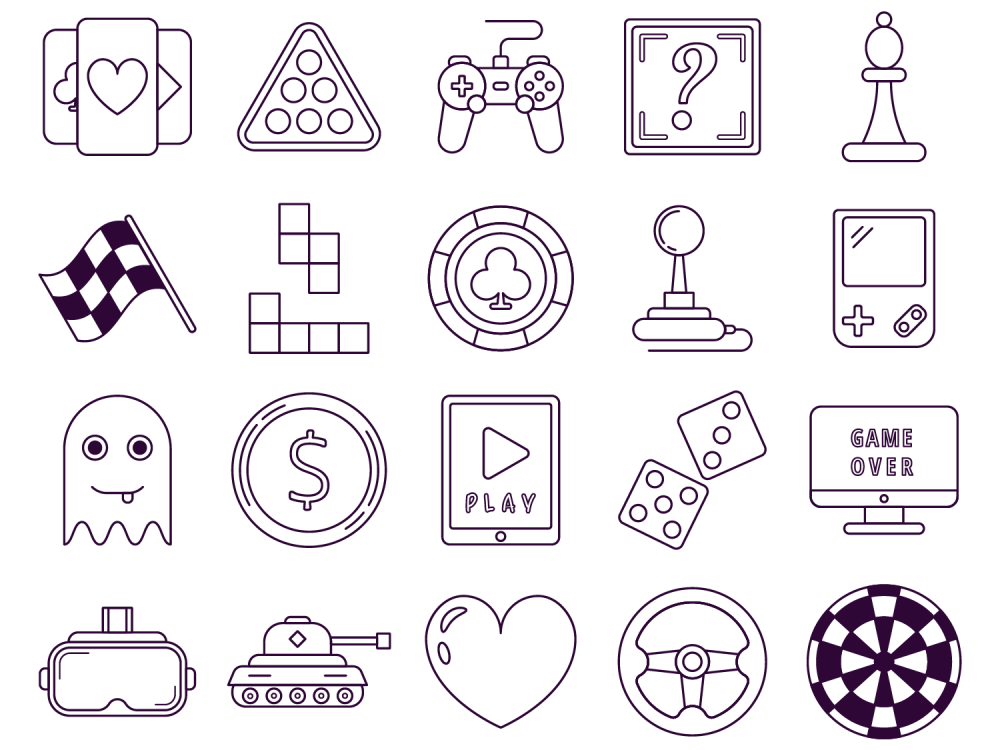 Game Vector Free Icon Set 2