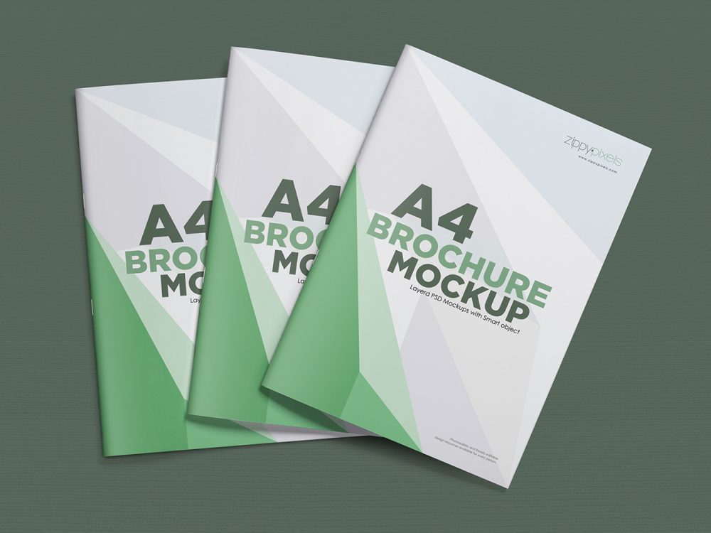 Gorgeous Free A4 Brochure Mockup