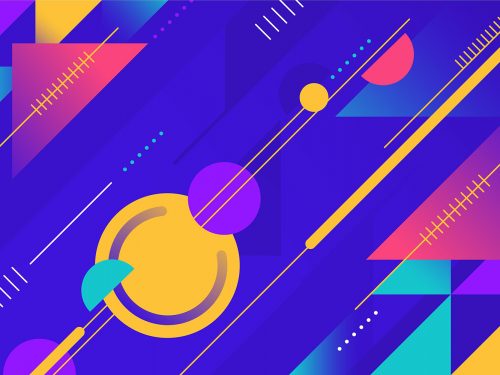 Gradient Geometric Background