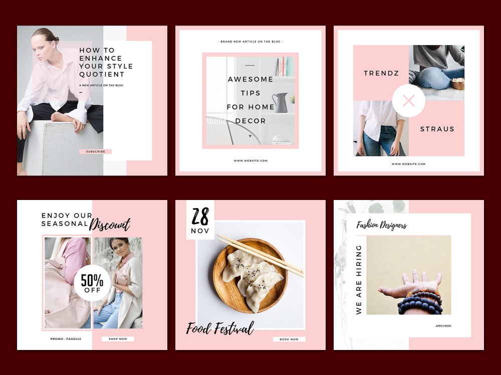 Lifestyle Social Media Instagram Pack