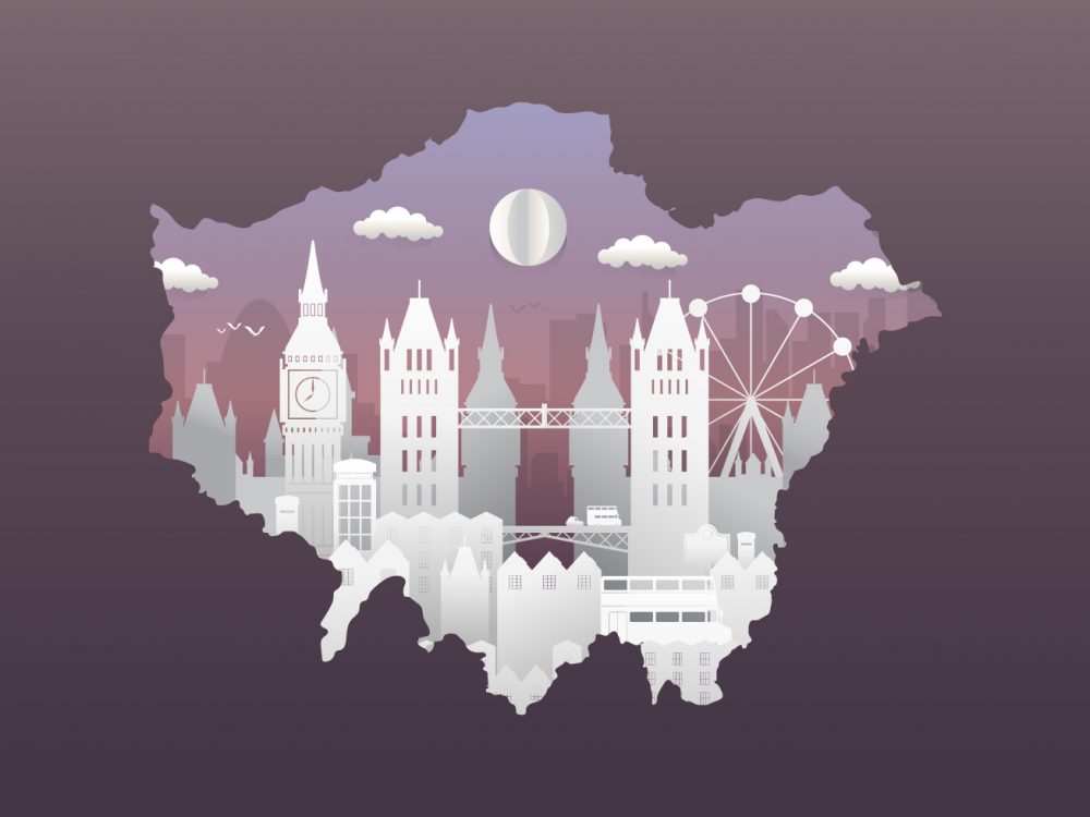 London City Skyline Illustration