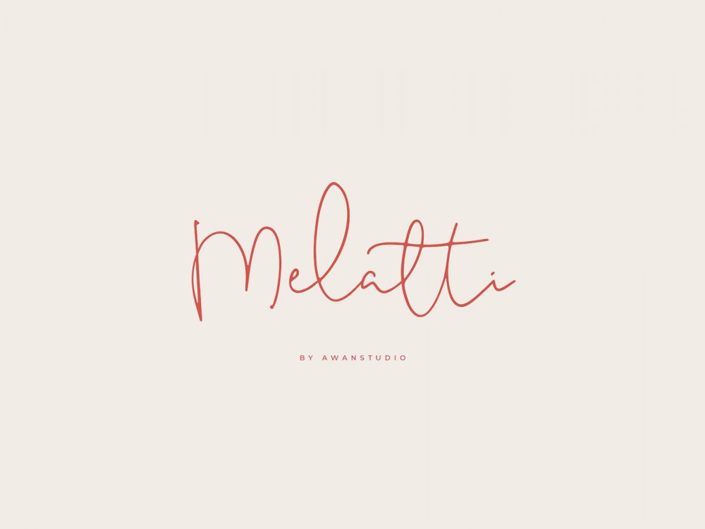 Melatti Handlettering Script