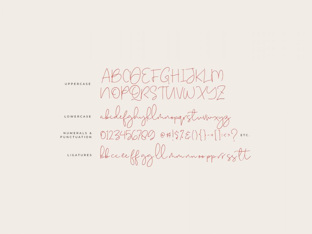 Melatti Handlettering Script