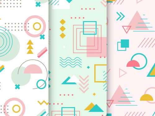 Memphis Seamless Pattern Collection