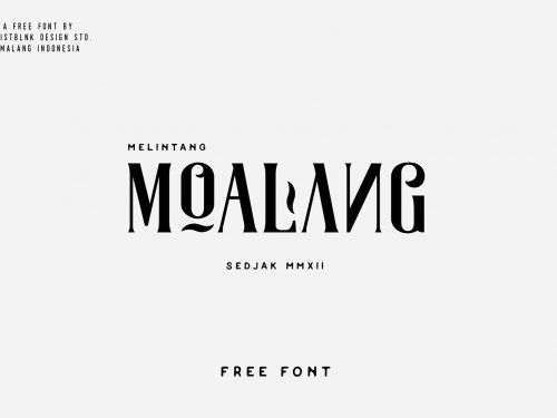Moalang Free Font