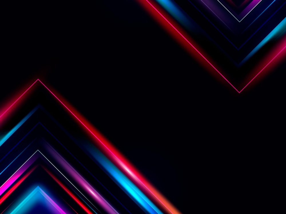 Neon Lights Dark Background