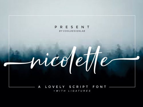 Nicolette Script Free Demo