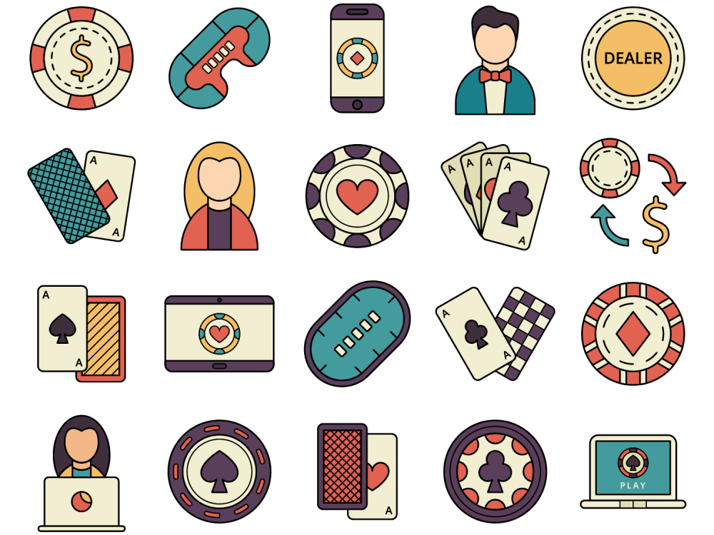 Poker Vector Free Icon Set