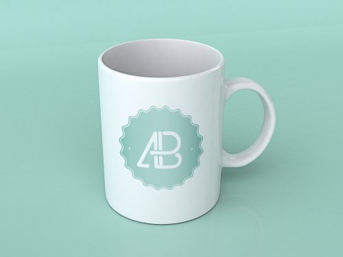 Realistic Coffee Mug Mockup