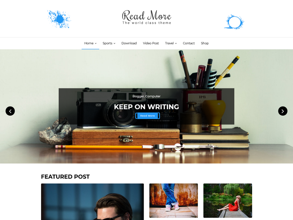 Responsive, Beautiful and Flexible WordPress Blog Theme