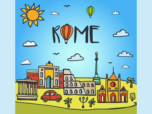Rome Vector Free Illustration