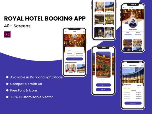 Royal Hotel Booking Ui Kit