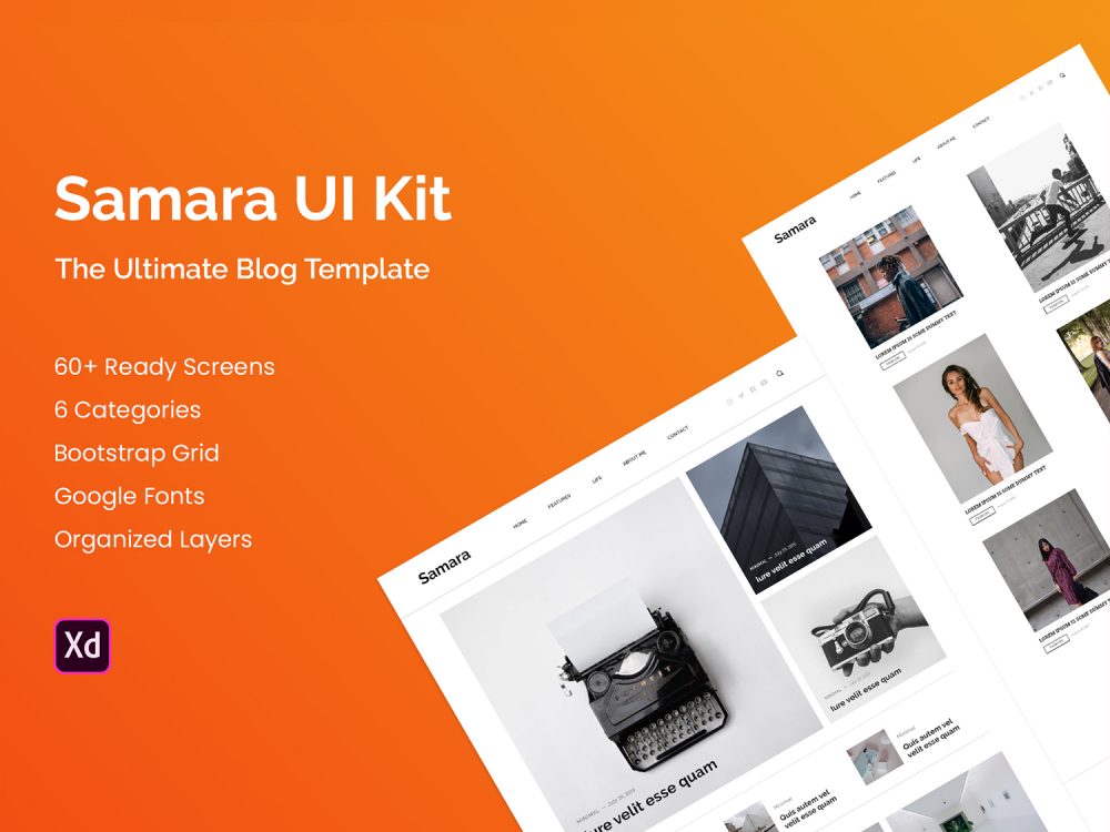 Samara - Blog UI Kit