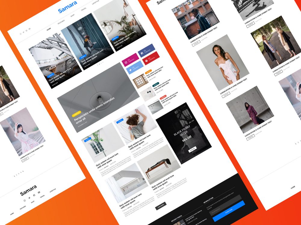 Samara - Blog UI Kit 2